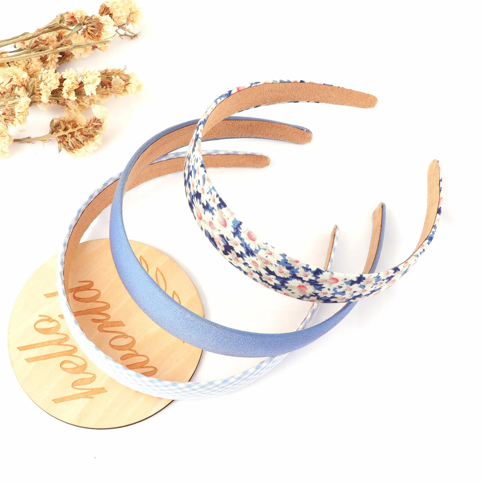 DRESHOW Diademas de Moda para Mujer de Perlas y Florales Antideslizante Acolchadas de Plástico Vintage Accesorios para el Cabello