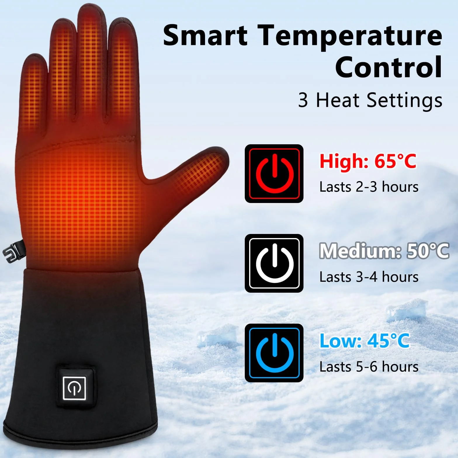 Guantes Calefactables Moto Hombre Mujer Pantalla Táctil Ultrafinos