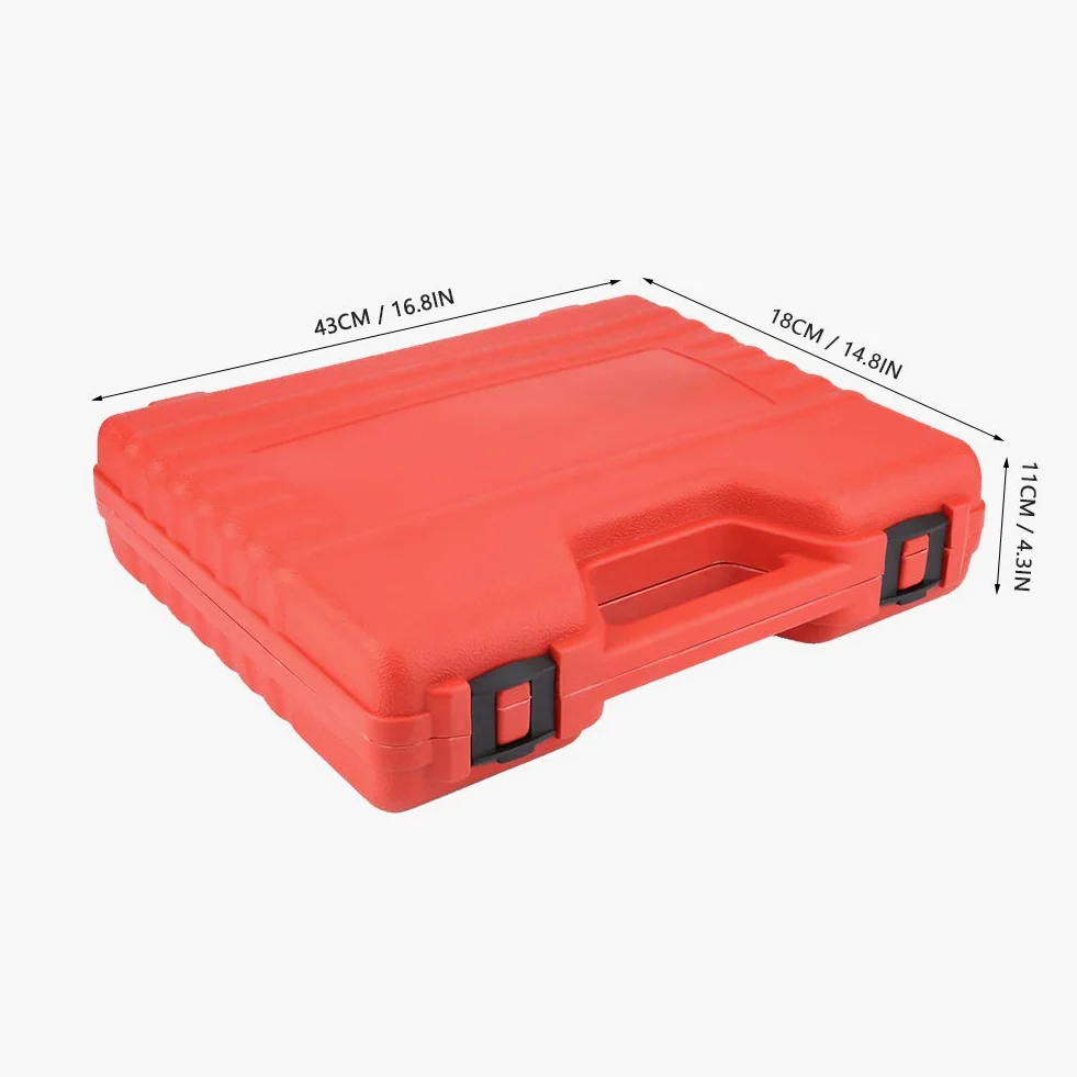EBTOOLS Kit de medidor de presión de combustible, probador de medidor de presión de combustible de gasolina universal, kit de herramientas de diagnóstico de bomba de inyección
