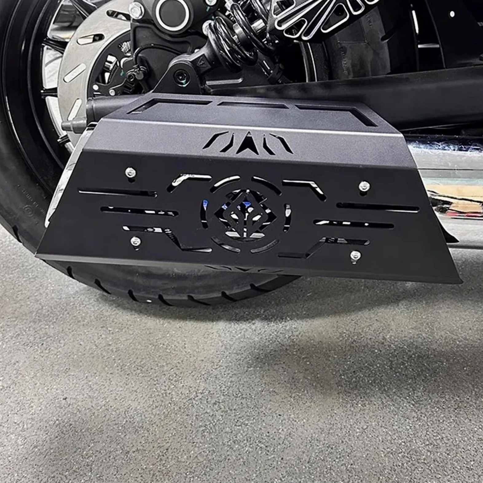 Deflectores de Calor para Escape Protector de Escape térmico para Motocicletas Kawasaki Eliminator 500 SE, 500SE, 450 y 400. Protector térmico de Escape