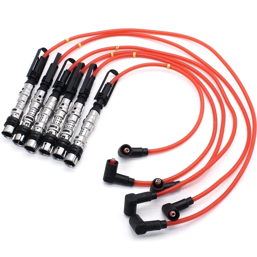 cables bujías coche Para VW Para Golf III Para Corrado VR6 2.8 2.9 | 021905409AD Cables De Bujías
