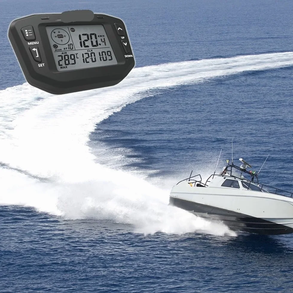 Odómetro Tablero Contador de Horas Digital multifunción Recargable para cortacésped, generador, Motocross, Motocicleta, Motor fueraborda, Marino, para GPS SM002
