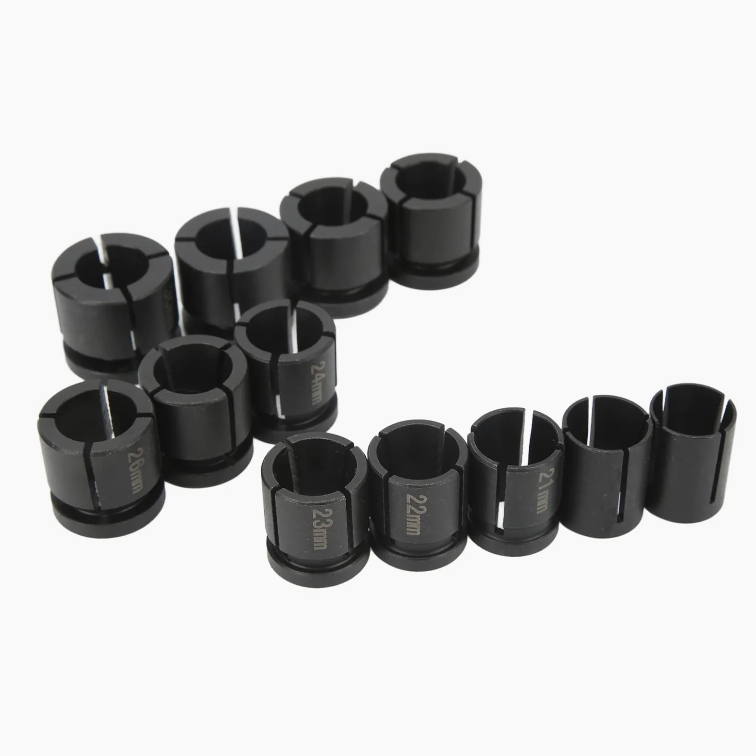 Juego de Extracción de Pistón de Freno de Motocicleta Aramox, Herramienta de Extracción de Pistón de Pinza de Freno de Motocicleta, 12 Adaptadores, Ajuste Universal para