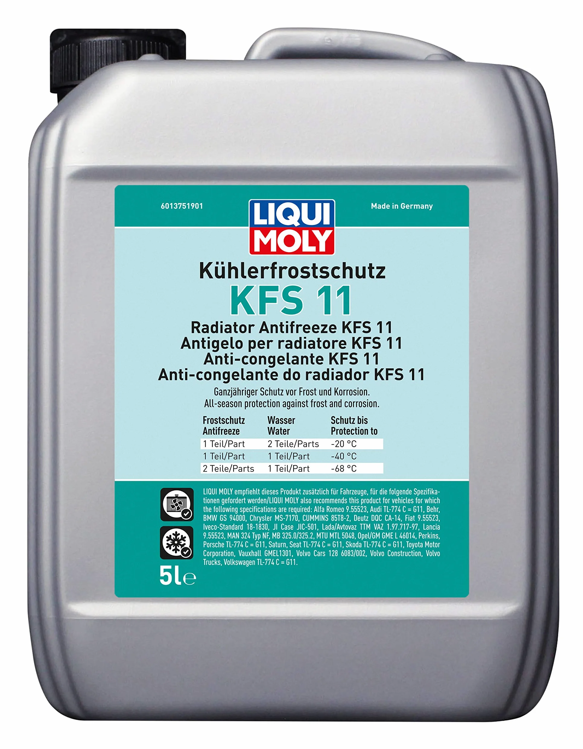 LIQUI MOLY 21150 Anticongelante 5L verde