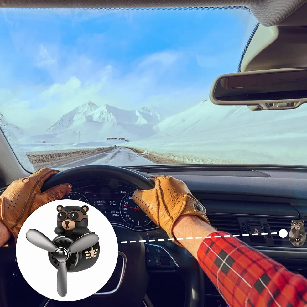 URAQT Aromaterapia para Coche Pilotos, Difusor Jacó, Aroma Clips Car Perfume, Ambientador de Ventilación con 2 clips, Ambientador para Coche, Máquina de Aromaterapia, Decoraciones de Aromaterapia