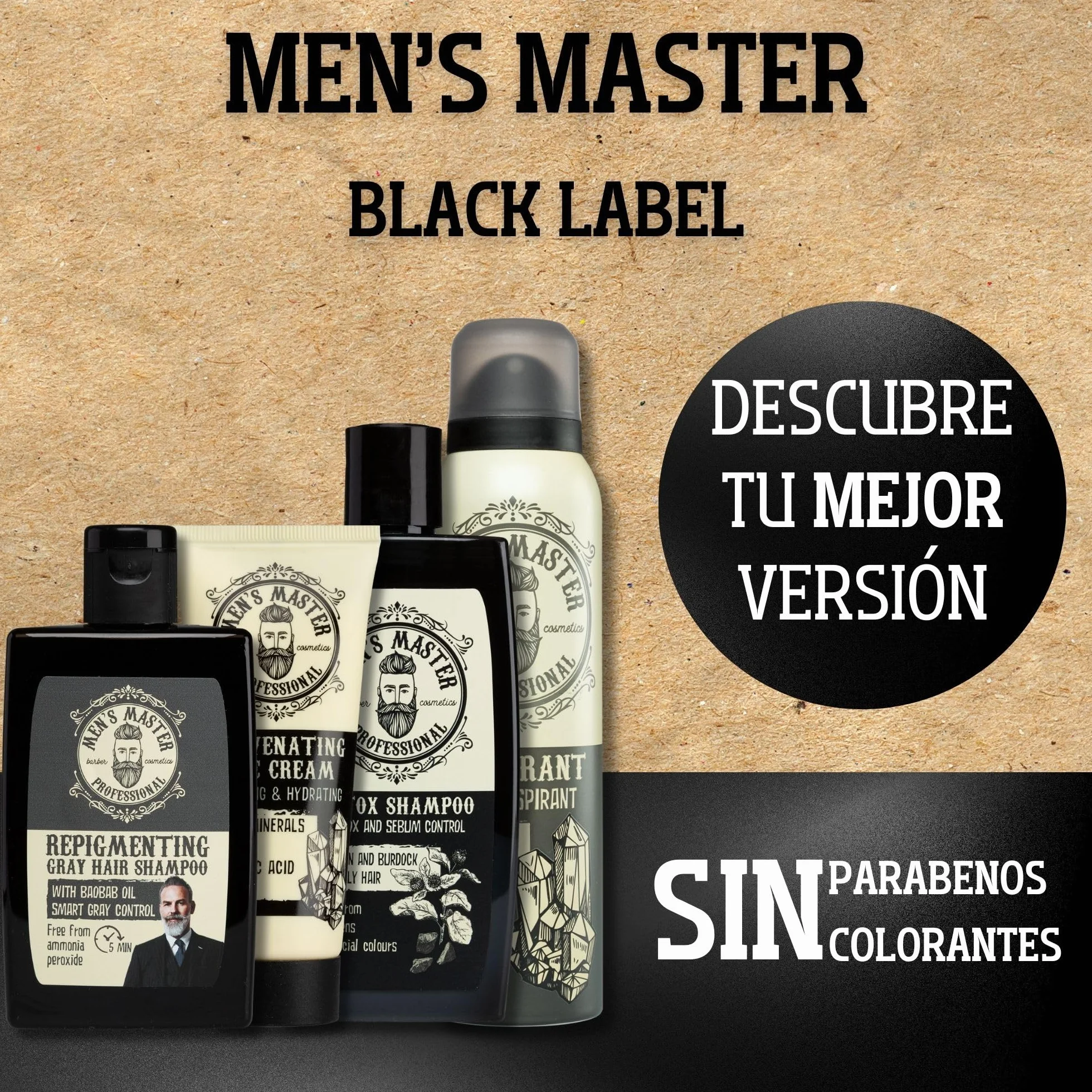 Master Champú Detox Anticaída para Hombre 260 ML