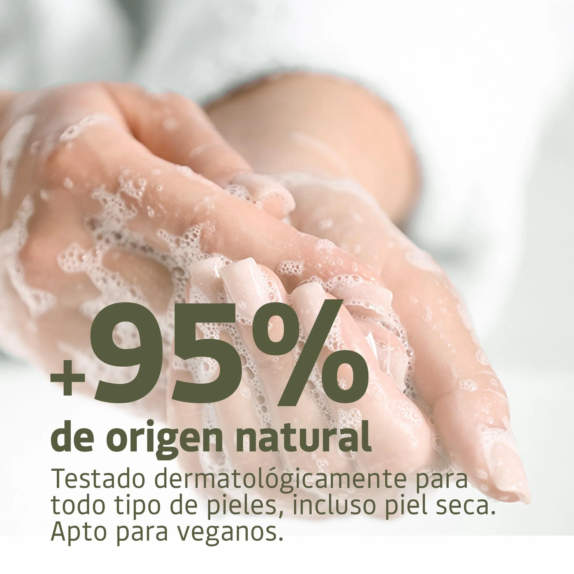 Jabón de Manos Aceite de Oliva 500 ml para Piel Seca con Glicerina y Aceite de Oliva 95% Natural