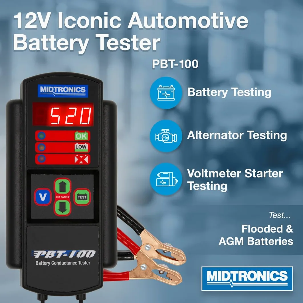 Midtronics mppbt100 Digital comprobador de batería