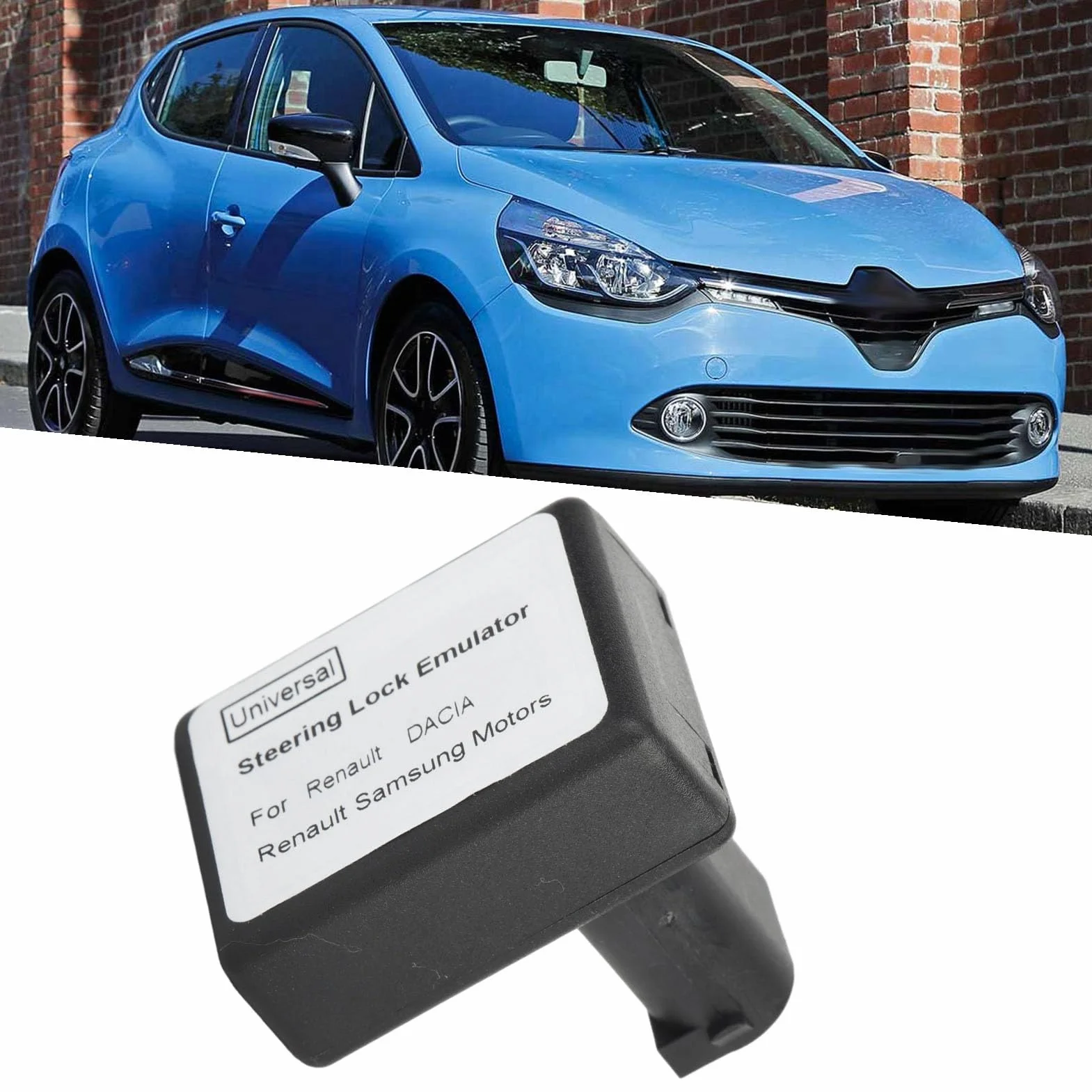 Emulador de Bloqueo de Dirección de Coche ABS Negro ESL ELV Simulador Accesorios Automotrices Reemplazo para Samsung Reemplazo para Megane 2 Emulador de Bloqueo de Dirección