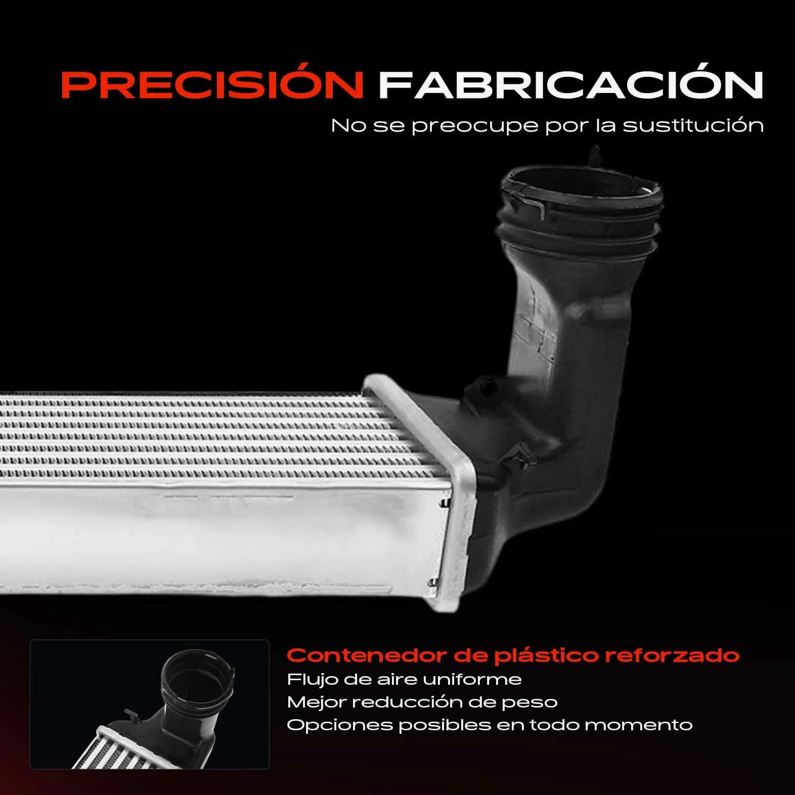 Frankberg Intercooler Intercooler Diesel Compatible con X3 E83 2.0L Serie 3 Touring E46 2.0L Serie 3 Compact E46 2.0L Serie 3 Touring E46 3.0L Serie 3 Touring E46 2.9L Replace# 7789793