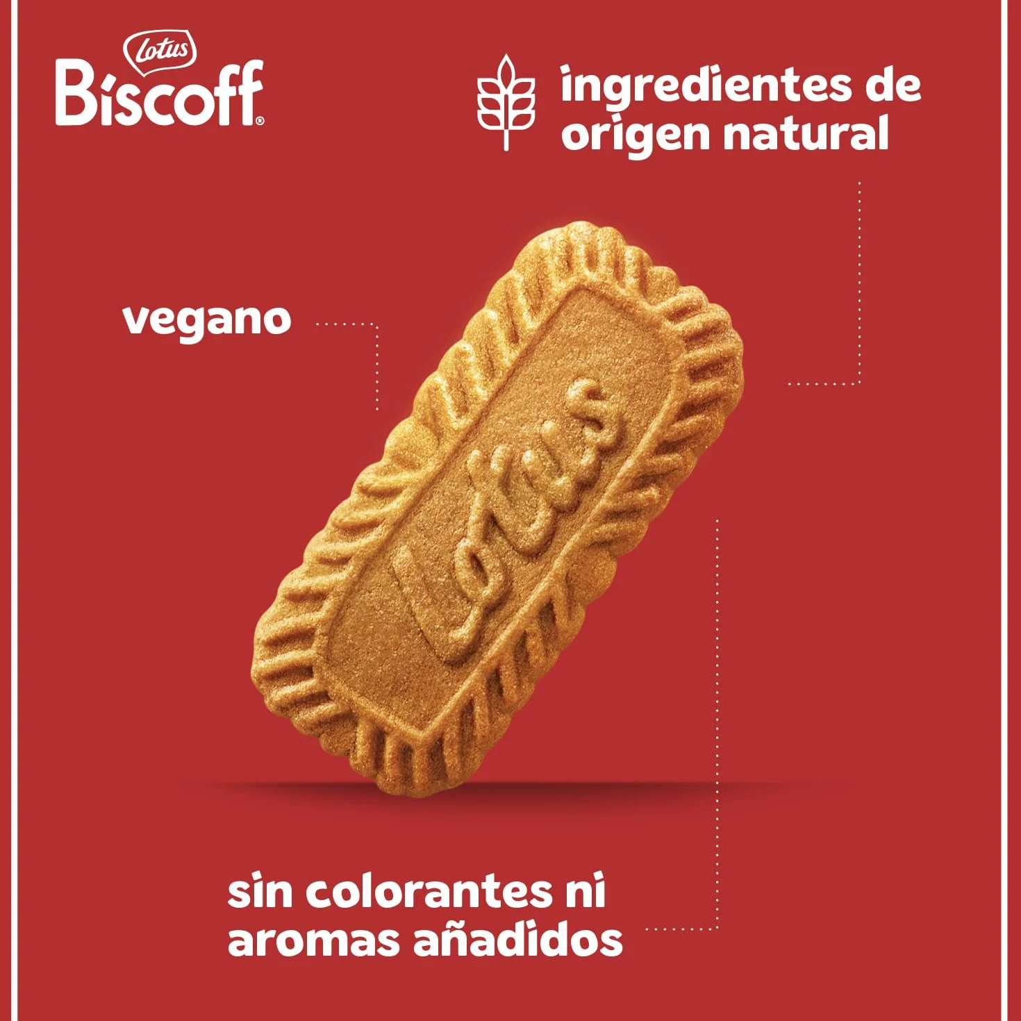 Lotus Biscoff Galleta Original Caramelizada Vegano Caja 1,875 Kg