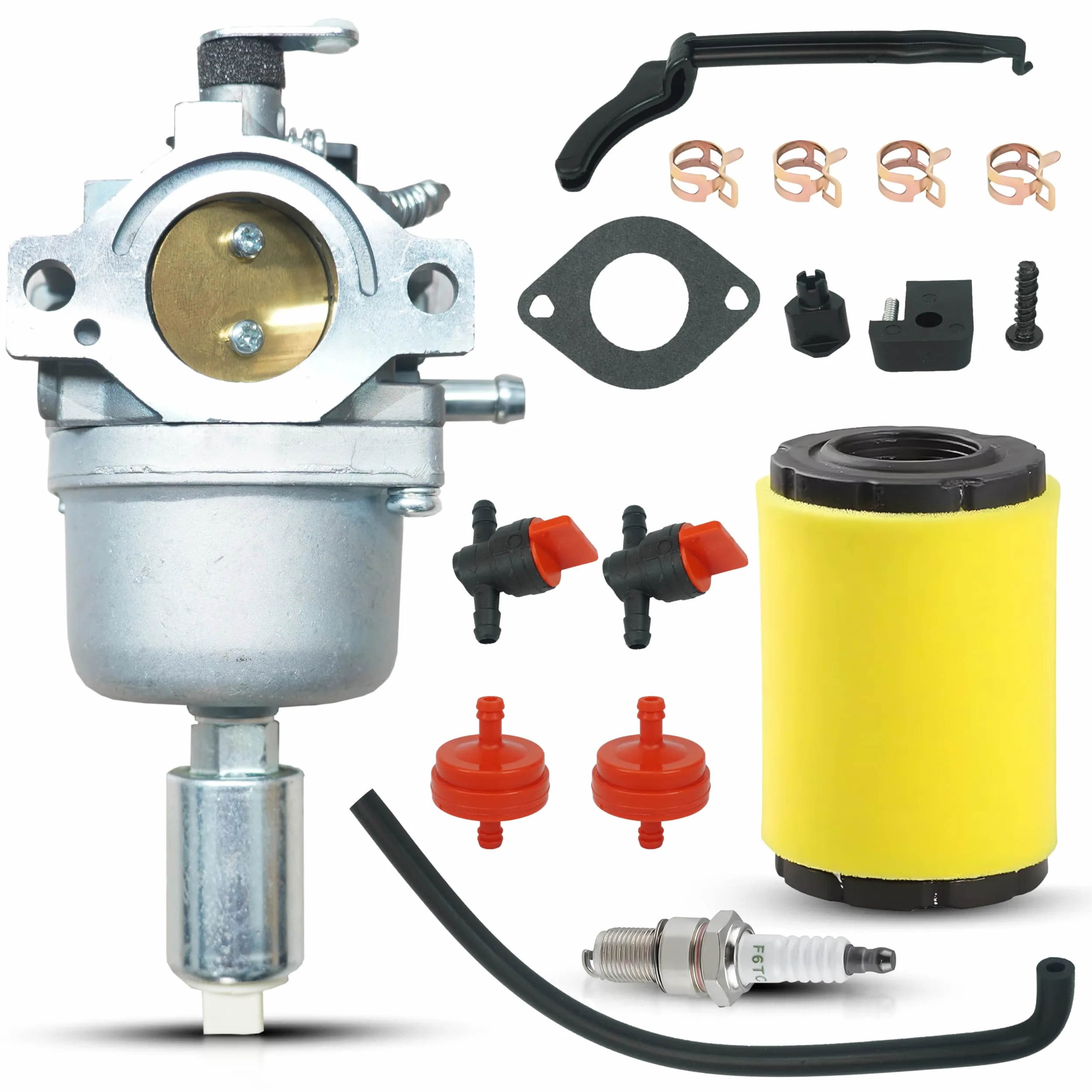 Carburador para Troy Bilt Pony 13WM77KS011 13AN77BS011 13AN77KG011 13AN77TG766 13AJ609G766 13WN77BS011 13AN77KS211 13WN77KSS211 066 1. 3AN77KG066 Cortacésped 15.5HP/17.5HP Briggs Stratton 500cc Motor