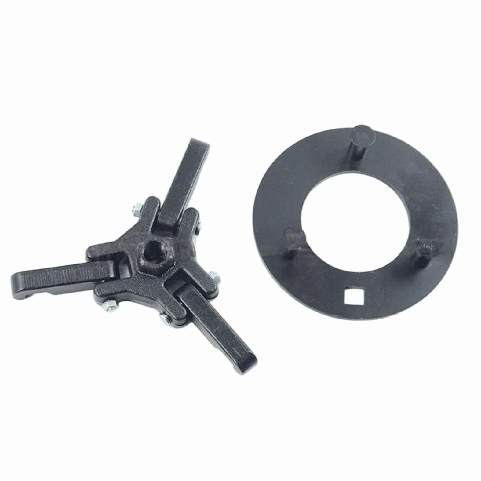Cambio de correa distribución automóvil, extracción poleas amortiguador for motores, extractor fácil de llevar