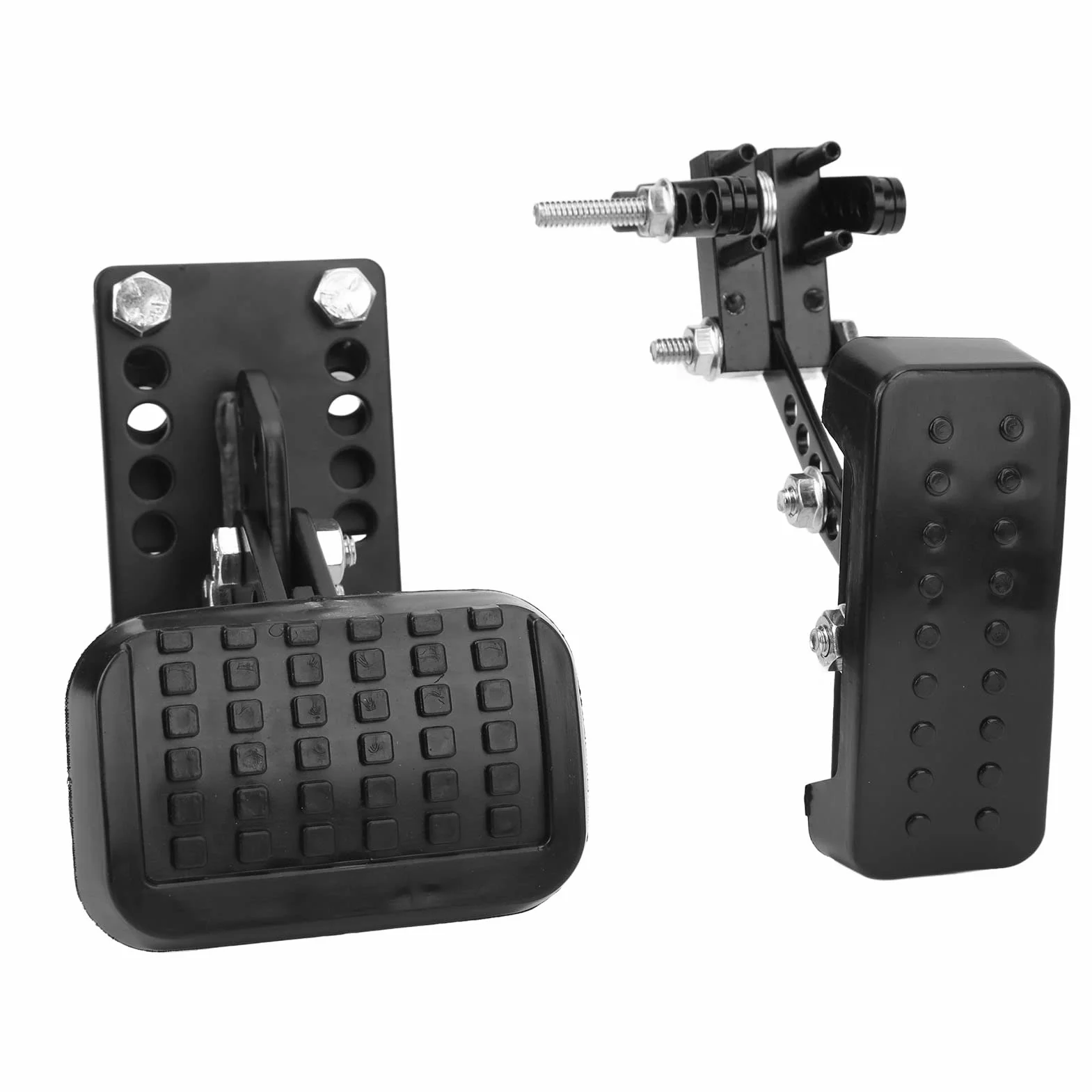 Extensores de Pedal de Gas y Freno para Conductores Cortos, Extensores de Pedal Automático para Gas y Freno de Coche, Longitud y Altura Ajustables, Universal para Coches, Karts