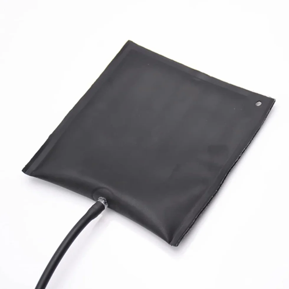 Bomba de cuña de aire, paquete de alineación de cuña de aire inflable TPU para puerta de coche abridor de puerta para puertas ventanas herramienta de instalación negro 15 x 16 cm