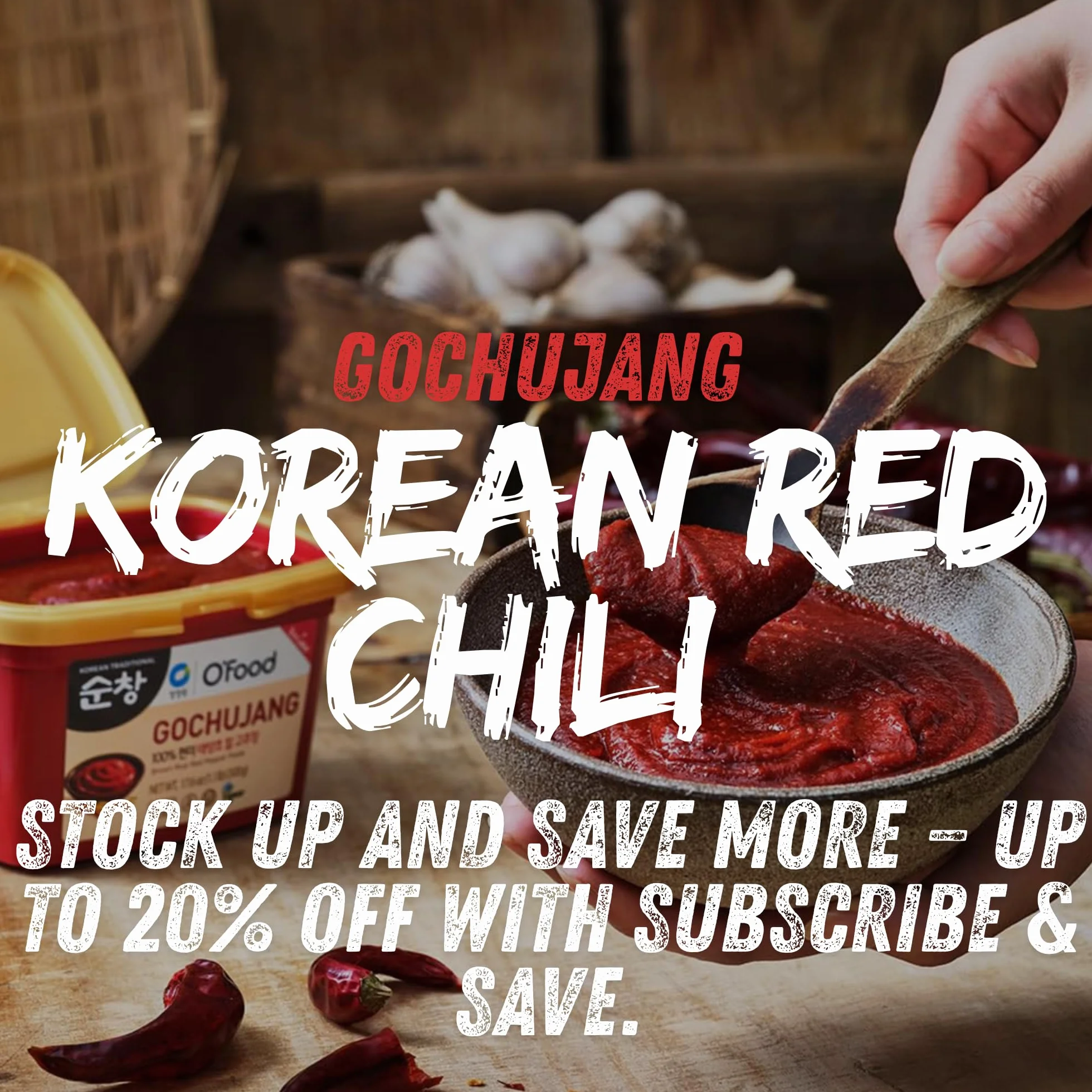 Chung Jung One Sunchang Pasta de pimiento picante Gochujang 500 g
