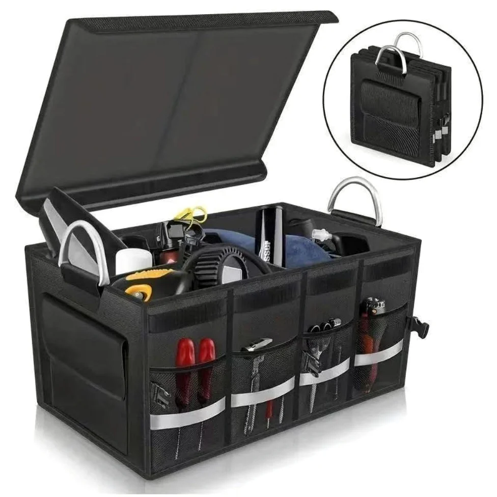 Organizador Maletero Coche para Chevrolet Captiva, Organizador de Maletero de Coche Caja Plegable para el Coche Organizador para Maletero de Coche,B