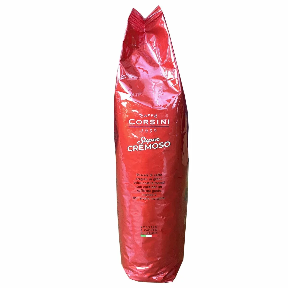 Café Corsini en Granos Súper Cremoso 1 kg