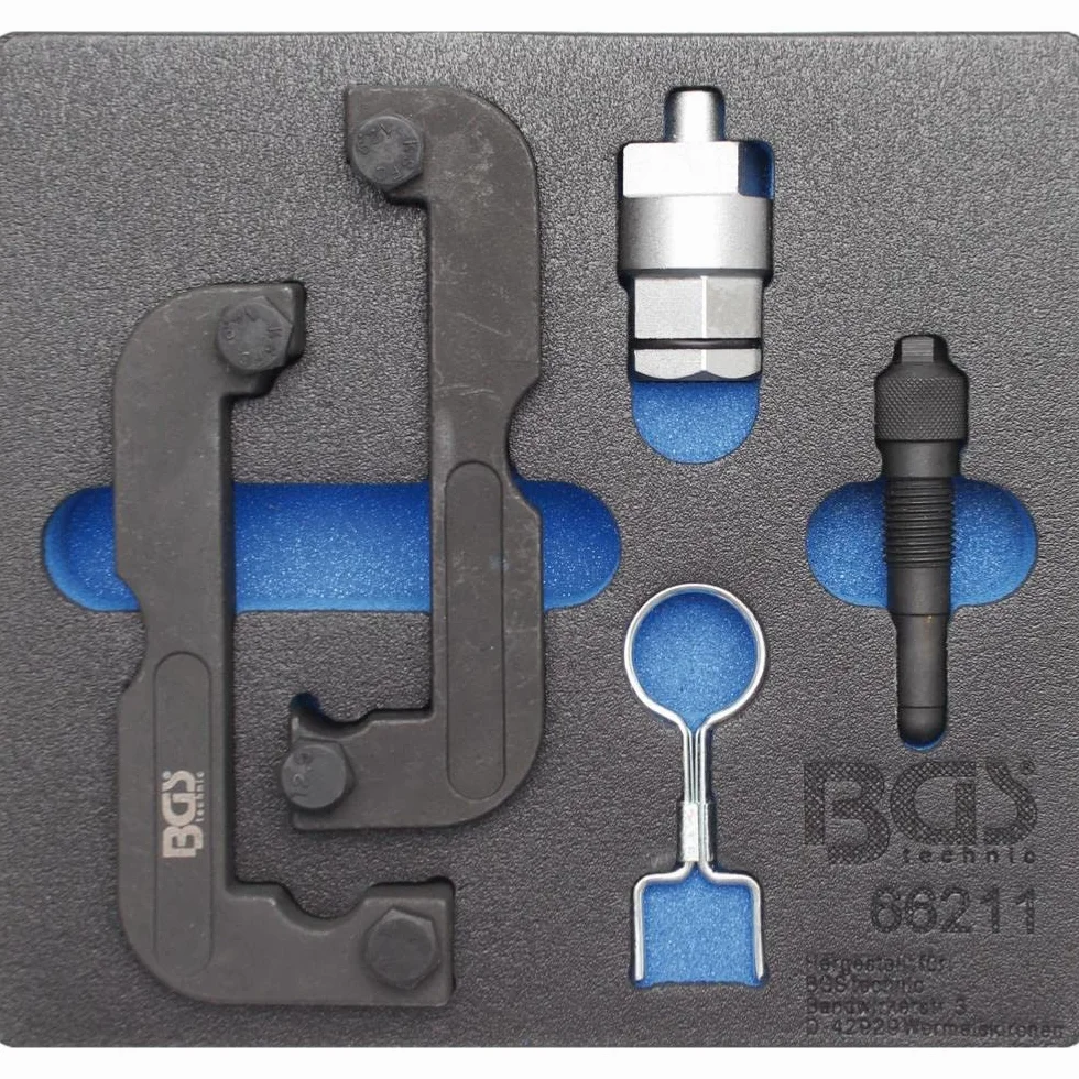 BGS 66211 | Bandeja para carro 1/6: Juego de calado de distribución | para Audi 2.4, 2.8, 3.0 TFSI