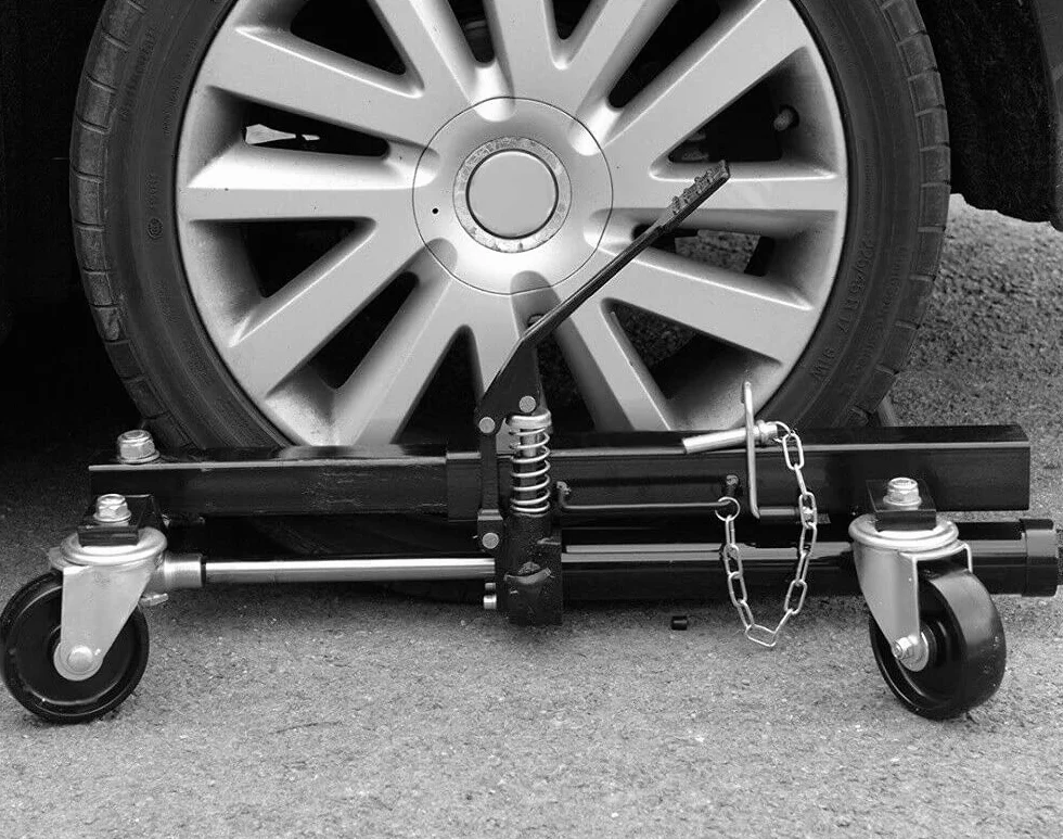 JOMAFA Juego de 2 Pares (4 Piezas) de portacoches hidraulicos para Mover Coches en parado, 2720Kg