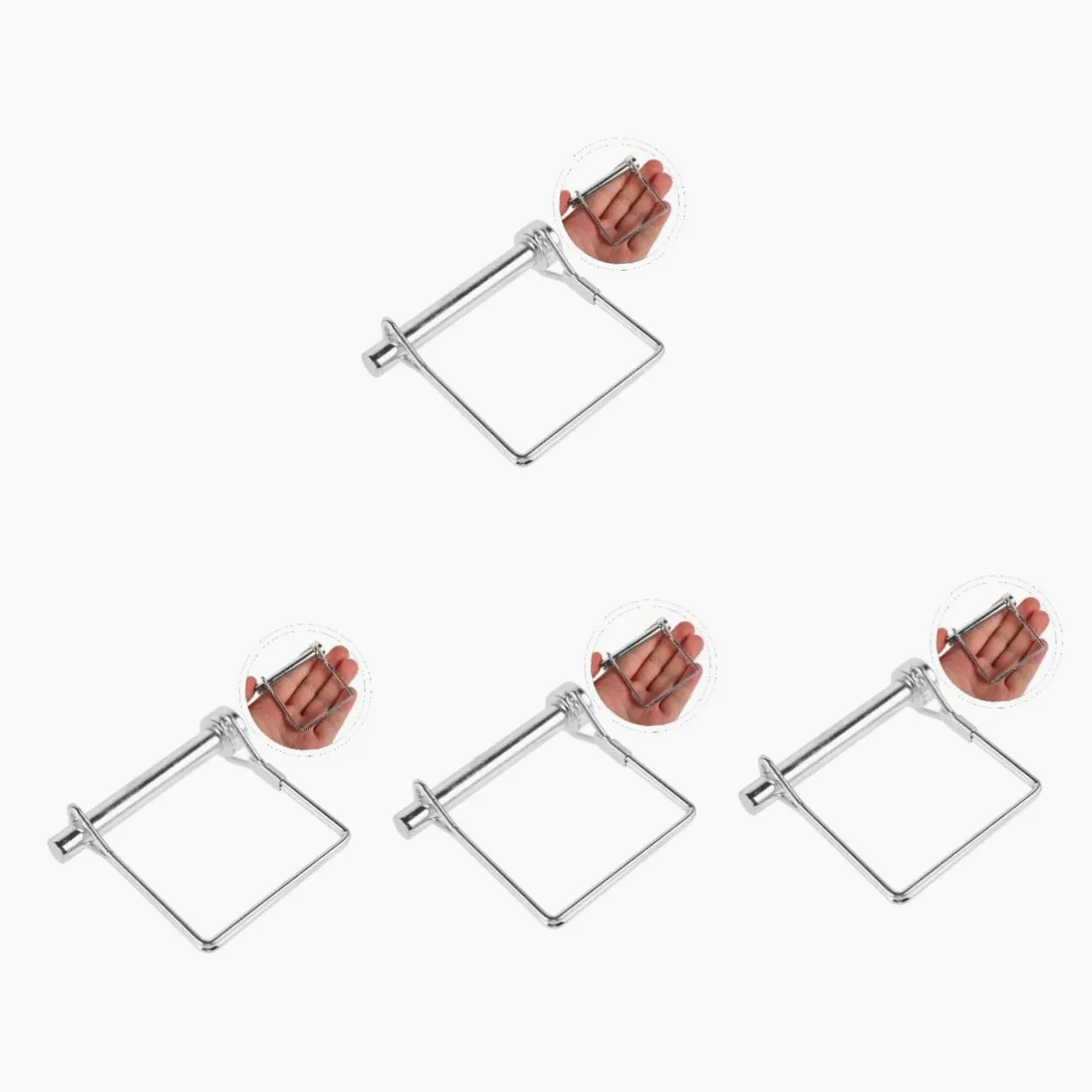 ABOOFAN Pasador De Bloqueo De Enganche De Remolque Pasador De Enganche De Remolque Pasador De Enganche De Servicio Pesado Pasador De Bloqueo De Enganche De Remolque 10 piezas x 4