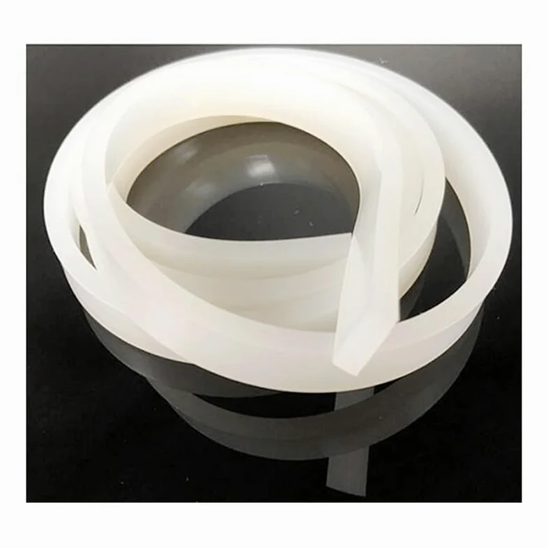 Tira de sellado de silicona de 300 cm, tira cuadrada de silicona blanca, resistente a altas temperaturas, antideslizante e impermeable.(30mm x 30mm)