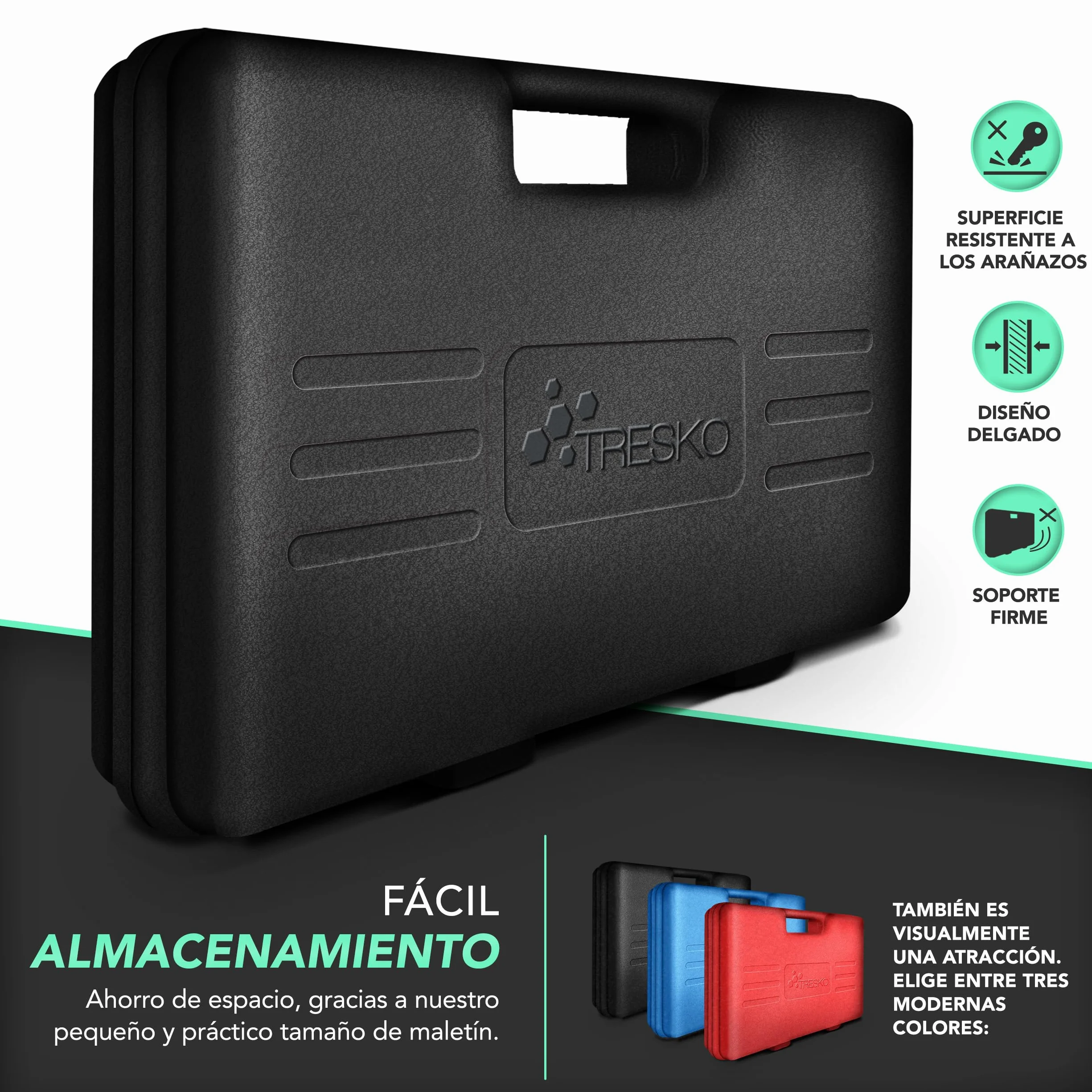 TRESKO® Reposicionador de pistones de Freno 23 Piezas Incl. Guantes para reposicionar el pistón de Freno al Cambiar los Discos, Las Zapatas o Las Pastillas de Freno