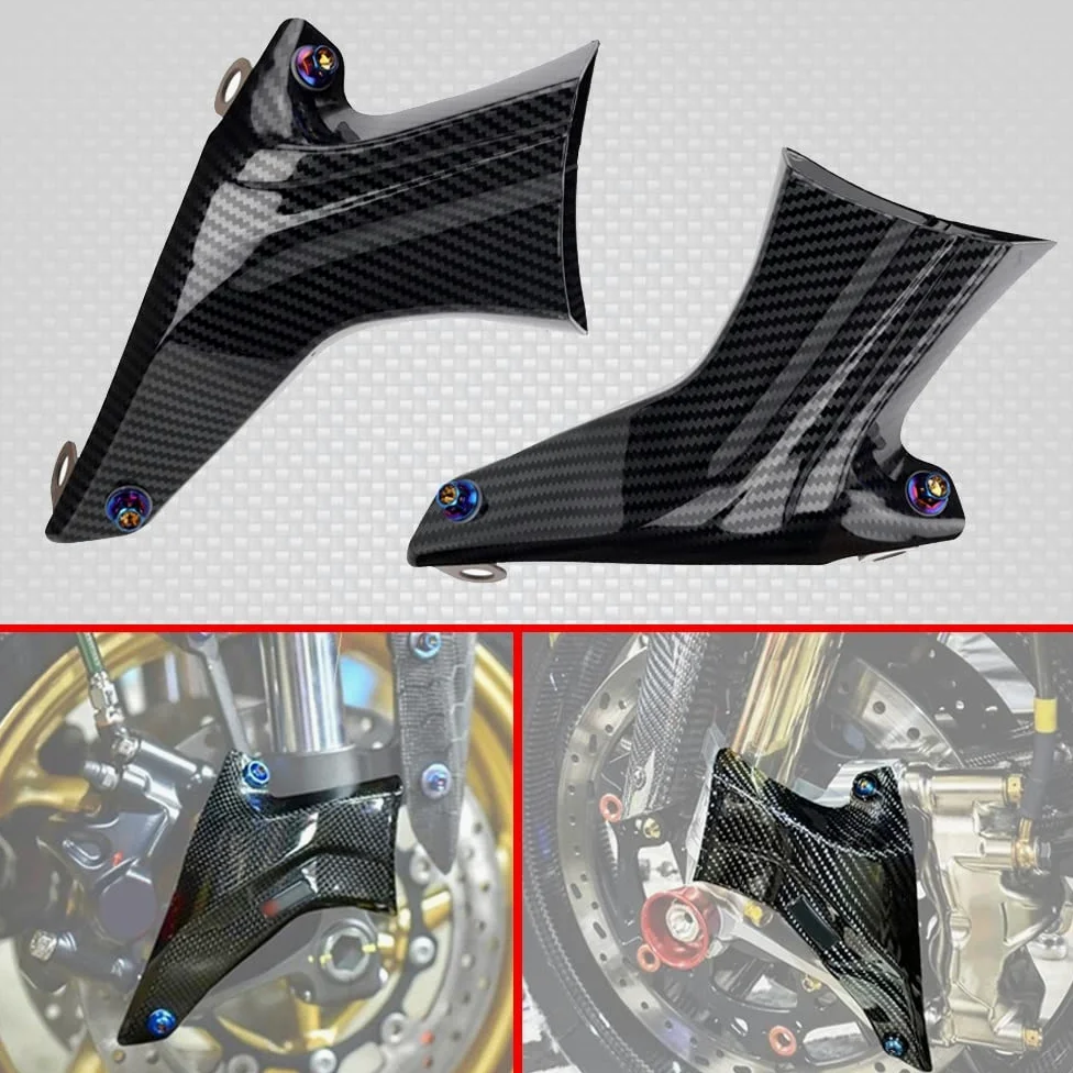 Conductos Refrigeración Aire para Pinza Freno Motocicleta para B&MW HP4 M100RR S1000R S1000RR S1000XR S1000 R/RR/XR HP 4 (Color : 1 Set 2)
