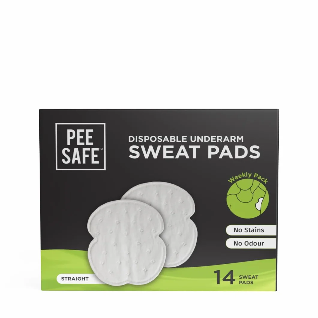 PEESAFE Almohadillas Antitranspirantes Axilas (14 piezas) | Absorben sudor y olores | Para mujeres y hombres