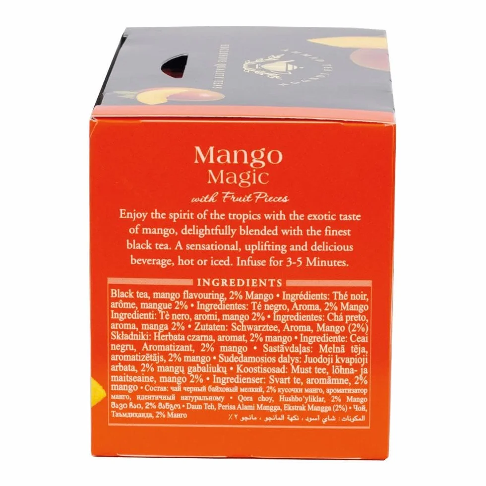 Ahmad Tea Mango Magic 20 Aluminium Foil Envelopes