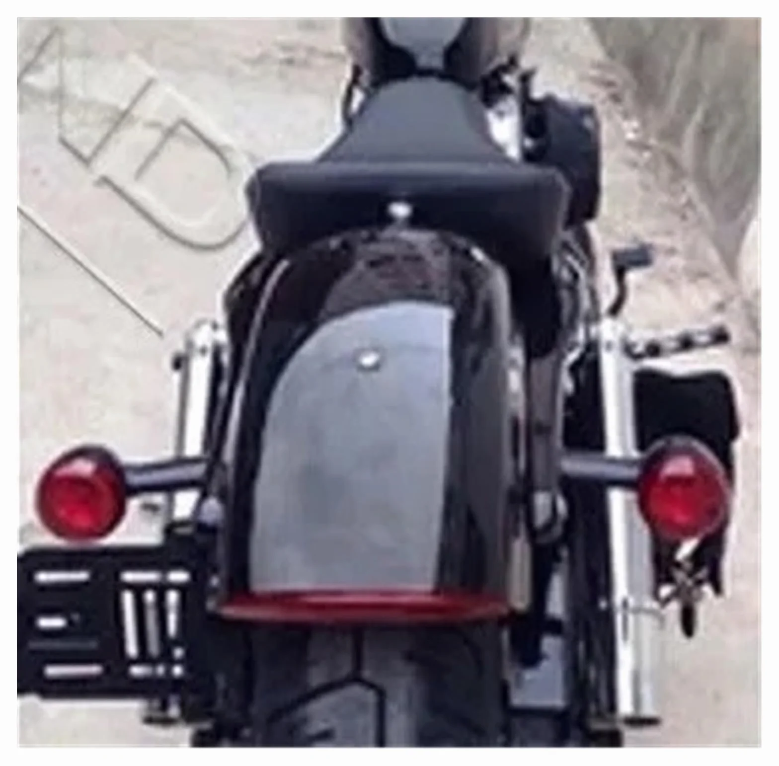 Luz LED De Freno Trasero para Matrícula De Motocicleta, Luz De Freno Y Luz De Circulación para Ha&rley Sportster Iron XL 883 1200 Dyna Softail Luz Traseras de Piezas