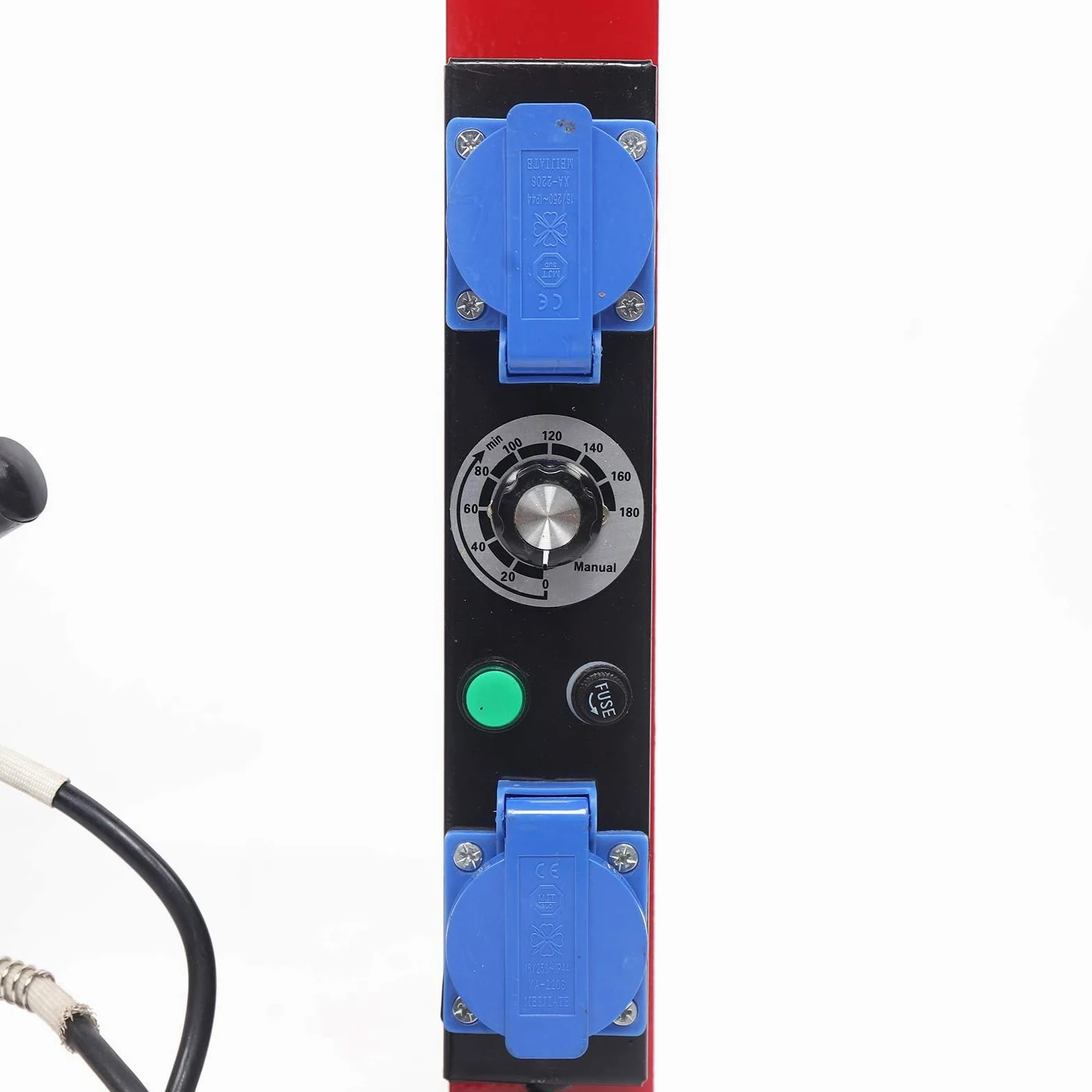 Máquina de vulcanización automática de neumáticos, herramienta de reparación de calefacción de 600 W con temporizador y control de temperatura para reparación de neumáticos