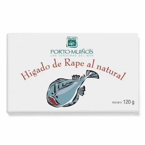 Porto Muiños Hígado de Rape al Natural 120 gr