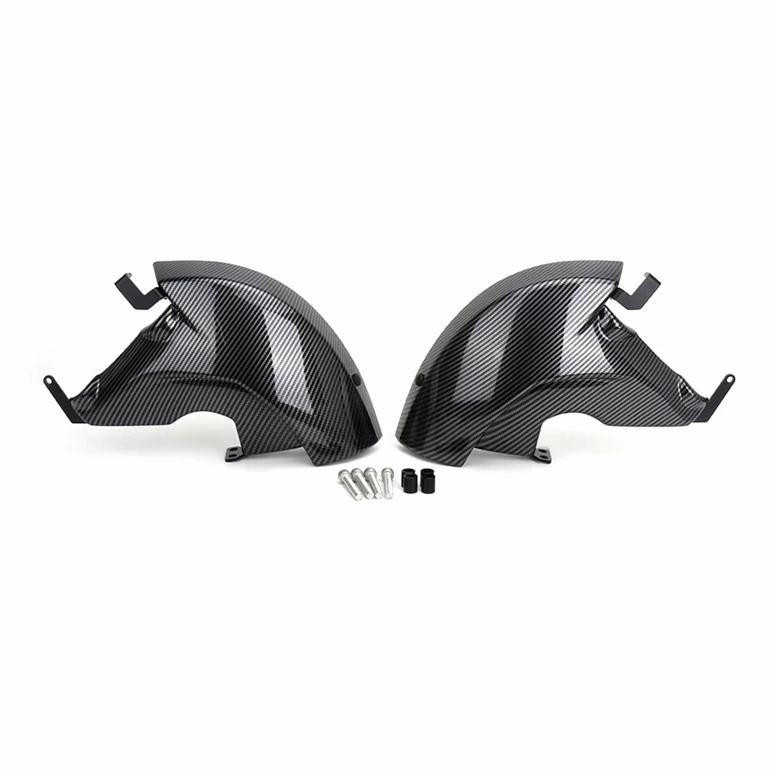 Conducto de Aire Conducto Aire Freno Delantero para YZF R1 2020 2021 2022 2023 2024. | Accesorios de motocicleta ABS pinza de freno conductos de refrigeración de aire enfriador de disco delantero(B)