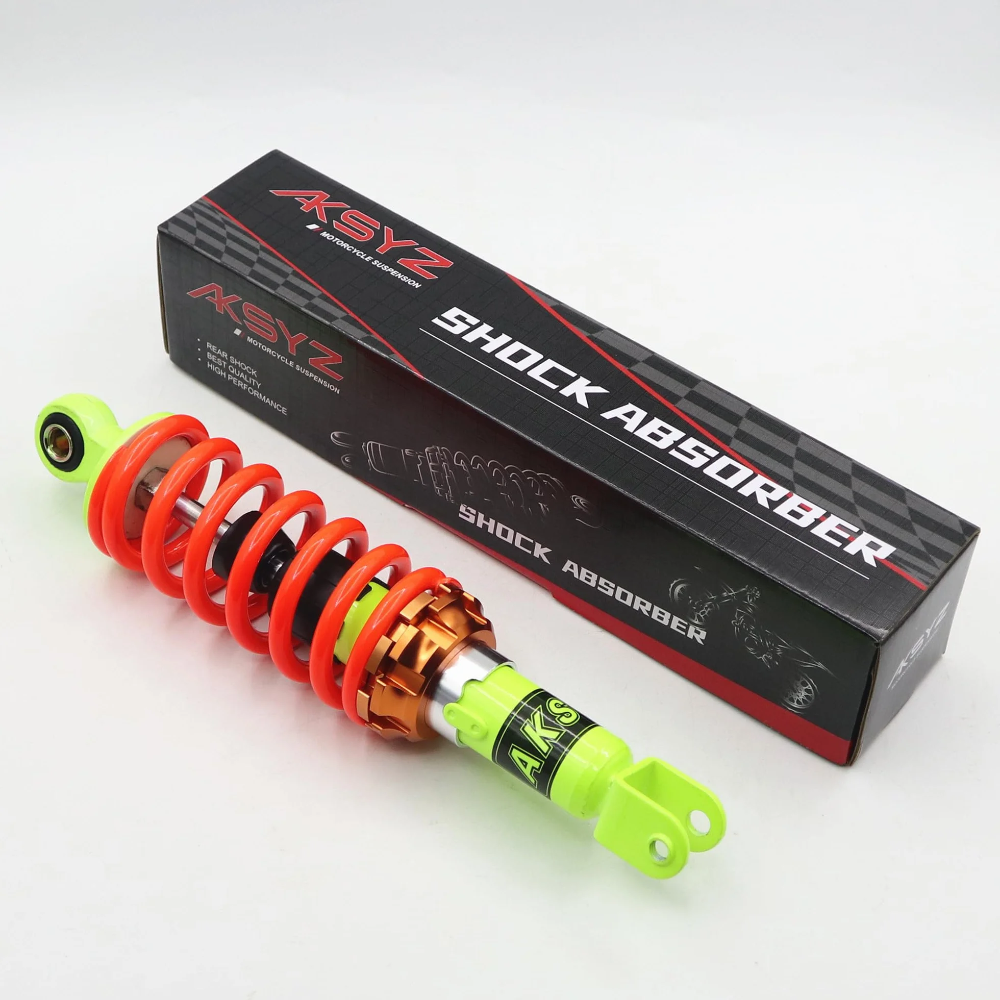 280mm amortiguador de suspensión trasera para moto Compatible con Honda Navi110 Dio50 Yamaha Bw's50 Aerox50 100 Jog50 etc 50cc 100cc 125CC scooter