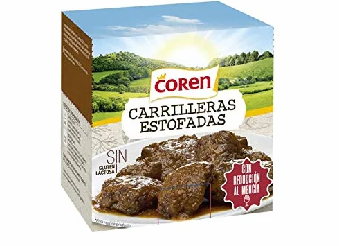 Carrilletas estofadas con reducción al Mencía sin gluten 380 g