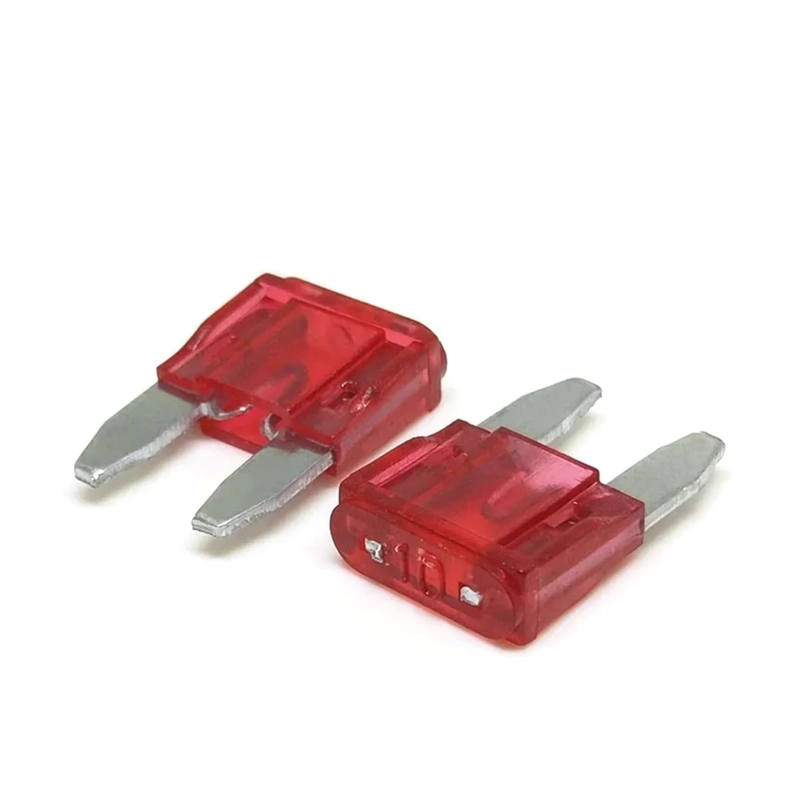 100/50/10 fusibles en miniatura M2 pequeños y medianos para coche, tipo cuchilla automotriz, fusible 1A 2A 3A 5A 7. 10A 15A 20A 25A 30A 35A 40A 50A (25A, 50PCS_Miniatura)