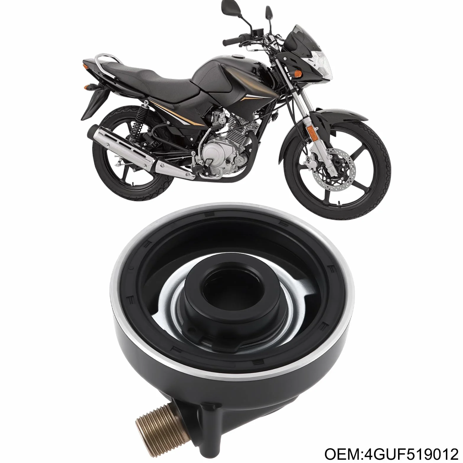 Engranaje de Transmisión del Velocímetro Compatible con Yamaha YBR125 Todos Los Años Engranaje del Velocímetro de La Rueda Delantera