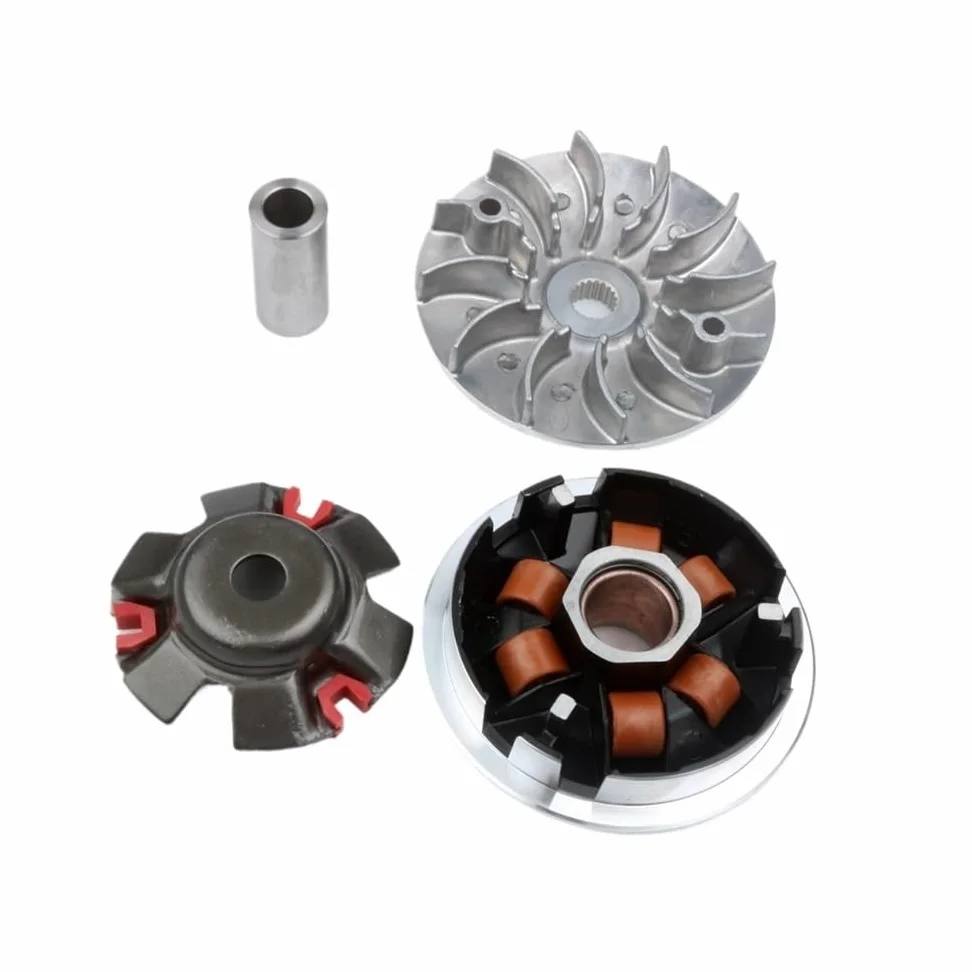 Kit variador de Scooter con Rodillo de Carreras de 18 x 14 mm, 12 g y polea Fija for KE-Way Arn 125 F-Act F-cus M-trix ZAH-ra 125cc 4T