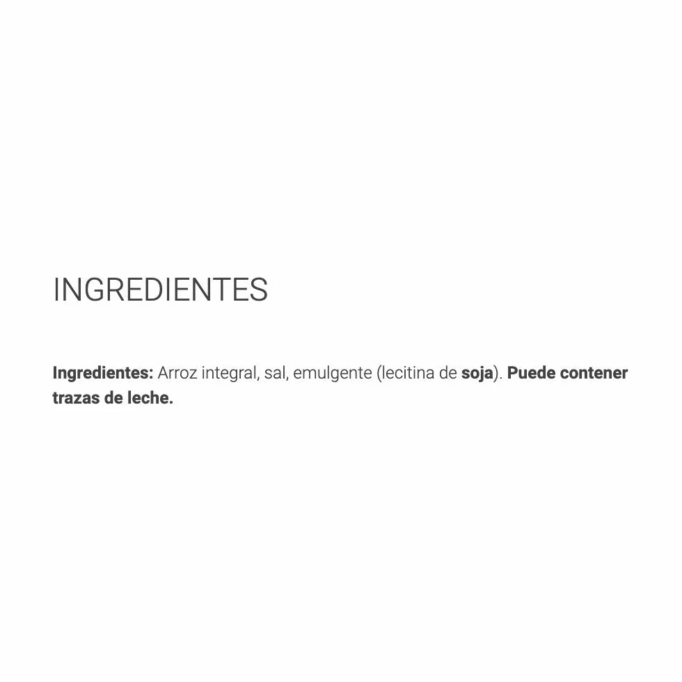 Gullón Tortitas de Arroz Integral Vitalday 920 g Pack de 8