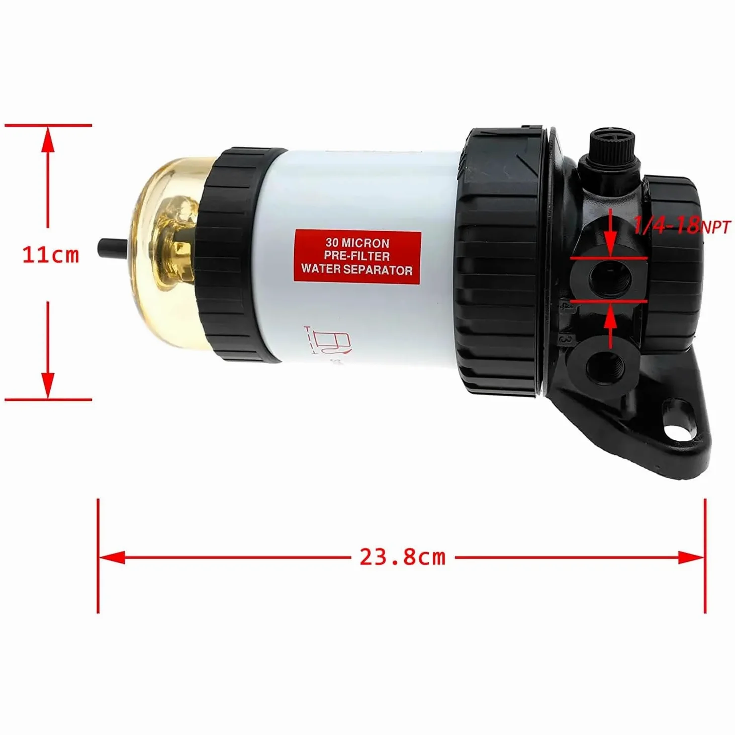 Filtro Diesel para Coche Ajuste para el motor diésel del filtro de la serie FM100 reemplaza conjunto combustible BF7783-D 3780931M1 30 micras Filtro diésel para vehículos