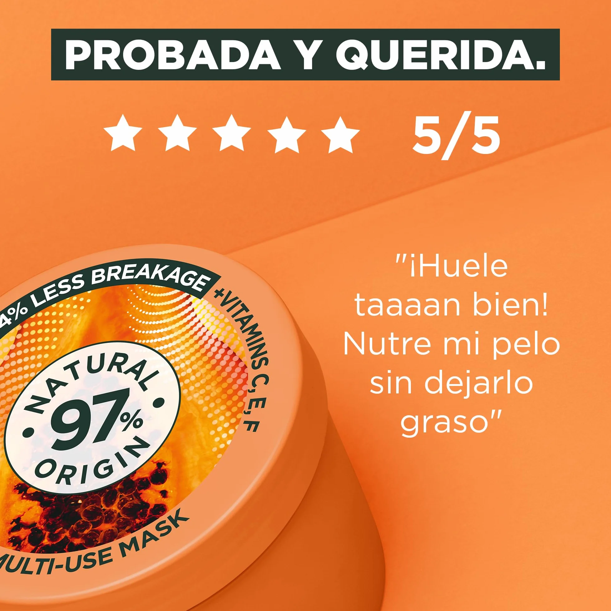 Garnier Fructis Hair Food Papaya Champú Acondicionador Mascarilla Reparación Cabello Dañado 350ml 400ml
