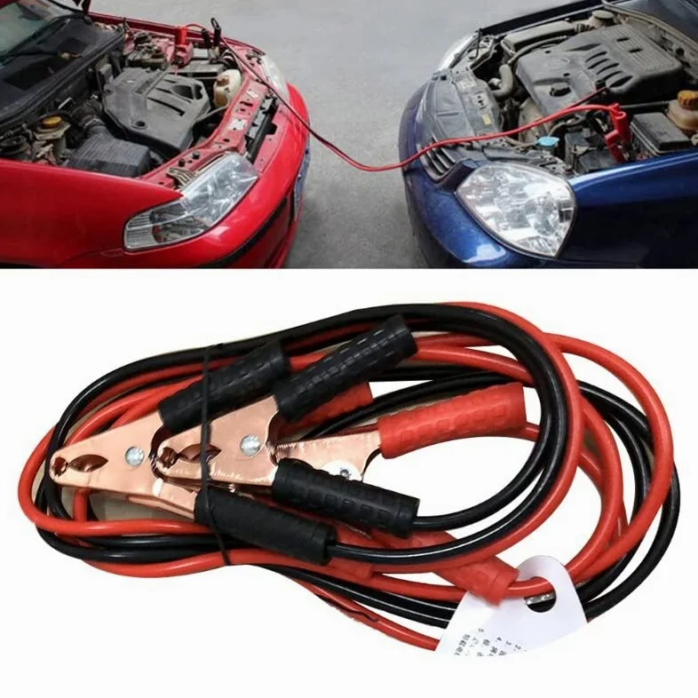 1.6/2 Metros 500A Cable de Refuerzo de Carga de energía para automóvil Abrazadera de cocodrilo Cables de Puente de batería Accesorios de Emergencia para automóvil Piezas de automóvil (Color : 3.0) (