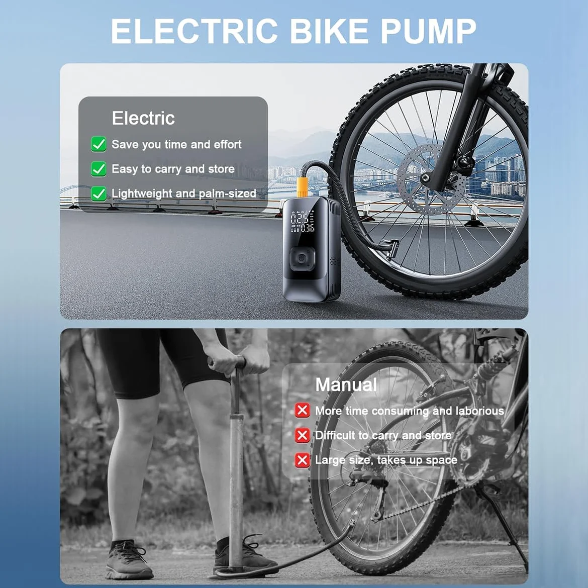 Inflador de Llantas para Aptera 3e GT Solar Electric, Bomba de Neumáticos de Coche Bomba de Aire Automática 150PSI 12V, Compresor de Aire Portátil para Auto