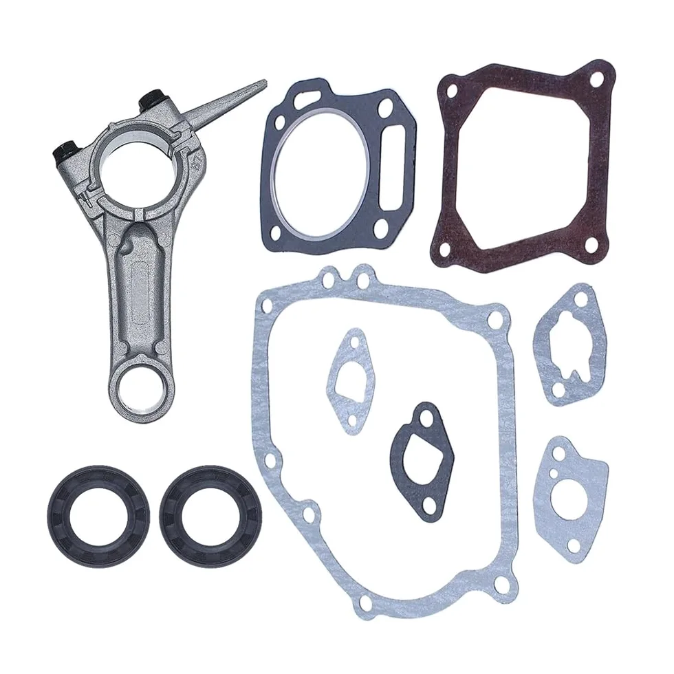 Juego de sellos de cigüeñal de biela de anillos de pistón Honda GX160
