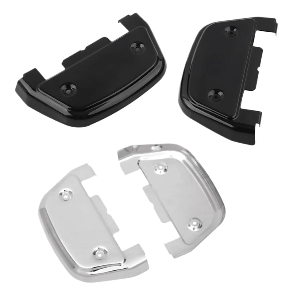 Cubiertas para estribo de pasajero de motocicleta, compatibles con Electra Street Road Ultra Softail, tapa de pie en forma de D