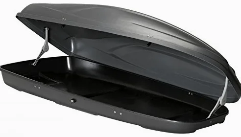 G3 - COFRE DE TECHO ALL-TIME 480 + BARRAS DE TECHO DE ALUMINIO MODELO CLOP PARA COCHES CON RAIL BAJO