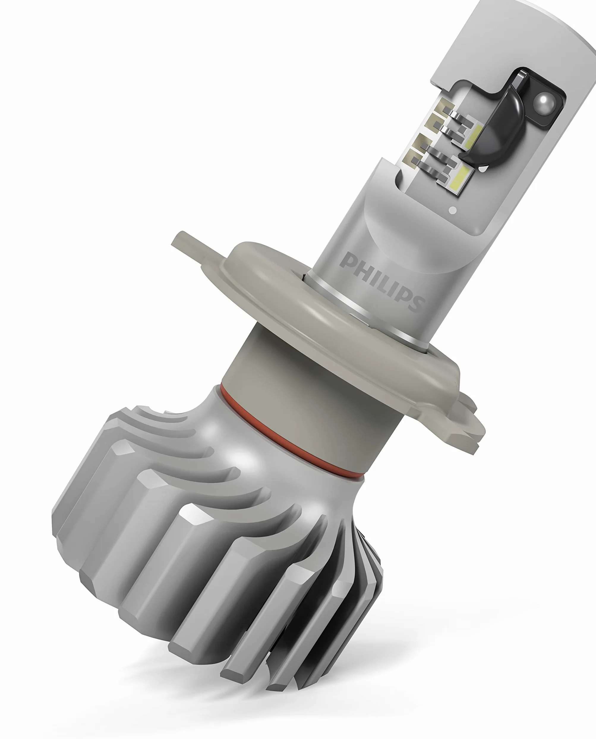 PHILIPS - 2 bombillas de coche H4 LED Ultinon U6001, homologadas, 5,800 K