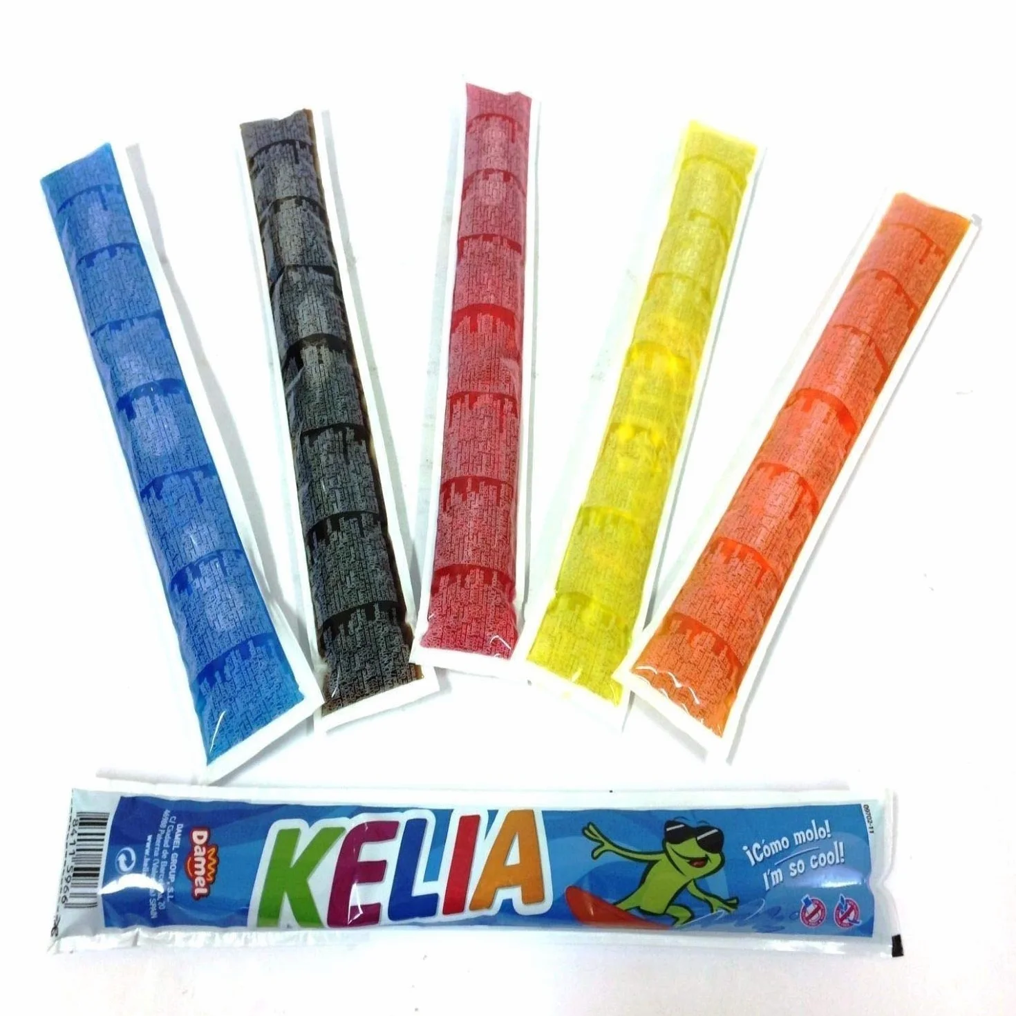 Helado de agua Fresa Limón 60 Unidades 105 ml Sabores Surtidos Bolsa