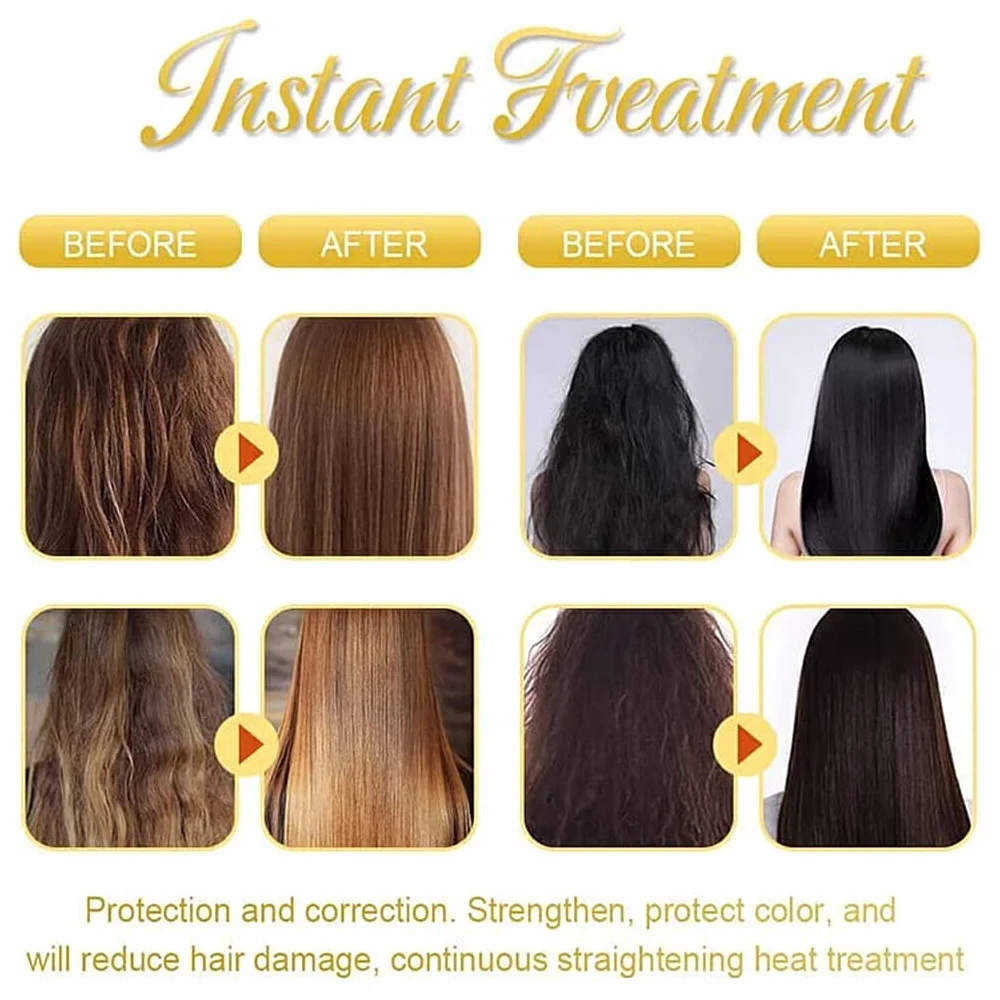 Crema para alisar el cabello rizado alisador portátil nutritivo